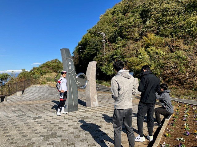 静岡県東部地域局サイクリングコース紹介動画撮影<br>2024年11月27日