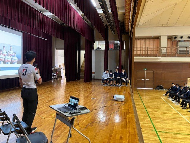 京都精華学園高等学校 選手講演会<br>2024年11月18日 