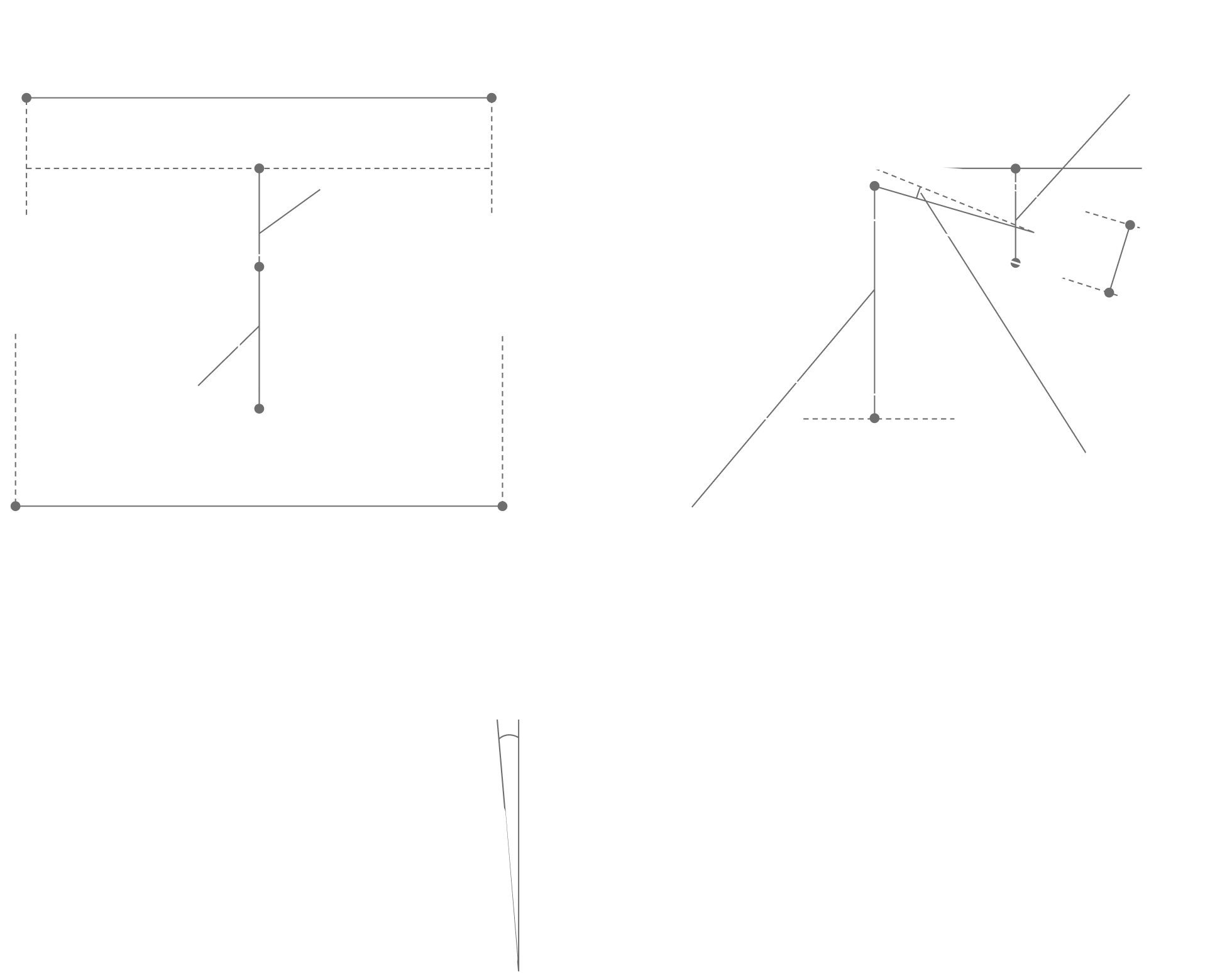 ハンドルサイズの三面図
