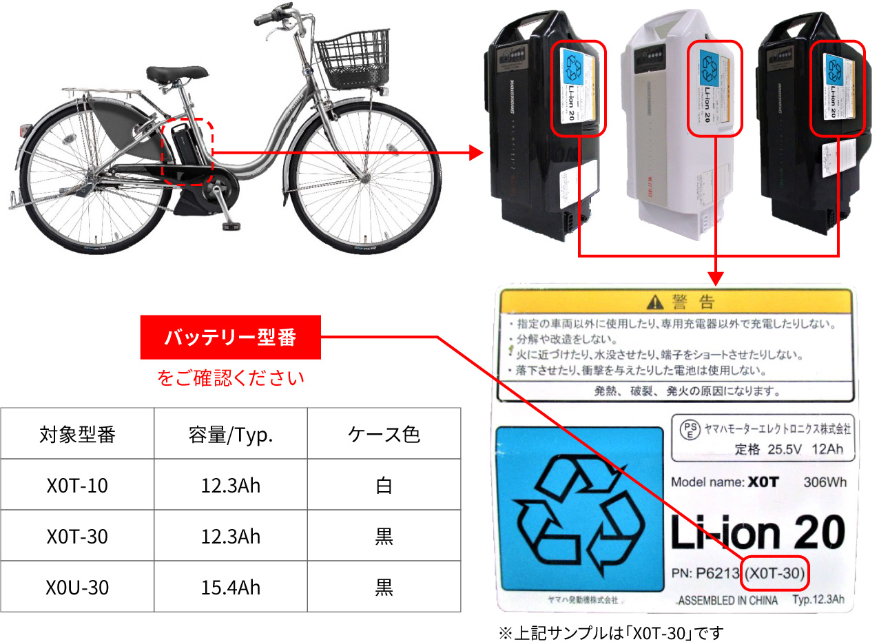 電動自転車 バッテリー リコール対象 未使用自転車 - アクセサリー